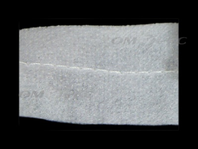 WS7225-прокладочная лента усиленная швом для подгиба 30мм-белая (50м) - купить в Самаре. Цена: 16.71 руб.