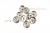 Кнопки пришивные 30 мм никель - купить в Самаре. Цена: 18.68 руб.