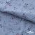 Ткань Муслин принт, 100% хлопок, 125 гр/м2, шир. 140 см, #2308 цв. 69 серо-голубой с цветком - купить в Самаре. Цена 413.11 руб.