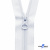 Спиральная молния Т5 501, 65 см, автомат, цвет белый - купить в Самаре. Цена: 14.83 руб.