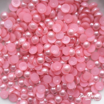 0404-5146А-Полубусины пластиковые круглые "ОмТекс", 8 мм, (уп.50гр=365+/-3шт), цв.101-св.розовый - купить в Самаре. Цена: 63.46 руб.