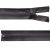 Молния водонепроницаемая PVC Т-7, 60 см, разъемная, цвет (301) т.серый - купить в Самаре. Цена: 49.39 руб.