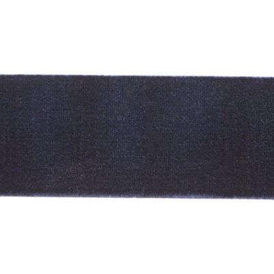 Лента бархатная нейлон, шир.25 мм, (упак. 45,7м), цв.180-т.синий - купить в Самаре. Цена: 800.84 руб.