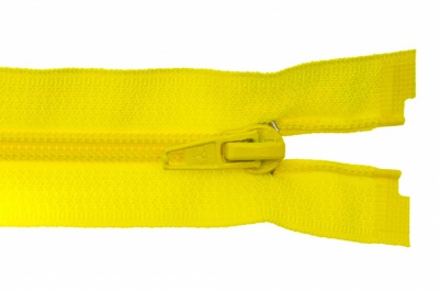 Спиральная молния Т5 131, 90 см, автомат, цвет жёлтый - купить в Самаре. Цена: 14.20 руб.