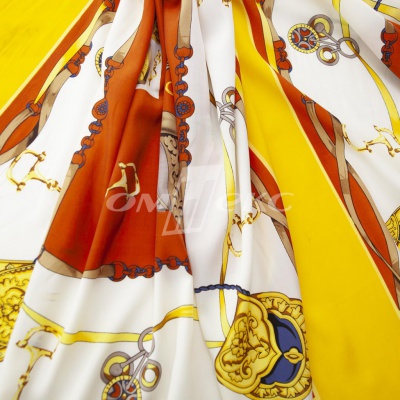 Плательная ткань "Софи" 15.1, 75 гр/м2, шир.150 см, принт этнический - купить в Самаре. Цена 243.96 руб.