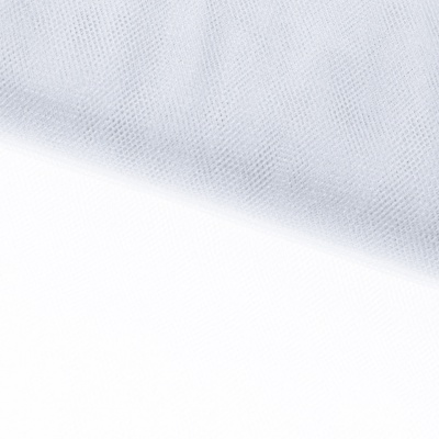 Трикотажное полотно Тюль Кристалл, 100% полиэфир, 16-01/белый, 15гр/м2, шир.160см. - купить в Самаре. Цена 128.39 руб.