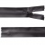 Молния водонепроницаемая PVC Т-7, 20 см, неразъемная, цвет (301)-т.серый - купить в Самаре. Цена: 21.78 руб.