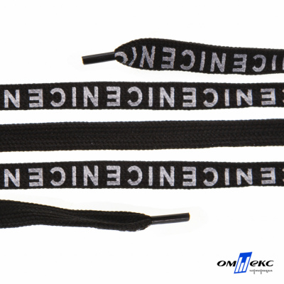 Шнурки #107-06, плоские 130 см, "СENICE" , цв.чёрный - купить в Самаре. Цена: 23.03 руб.