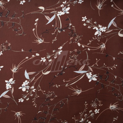 Плательная ткань "Фламенко" 2.2, 80 гр/м2, шир.150 см, принт растительный - купить в Самаре. Цена 239.03 руб.