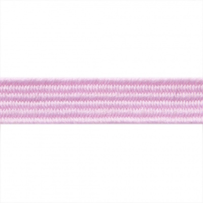 Резиновые нити с текстильным покрытием, шир. 6 мм ( упак.30 м/уп), цв.- 80-розовый - купить в Самаре. Цена: 155.22 руб.