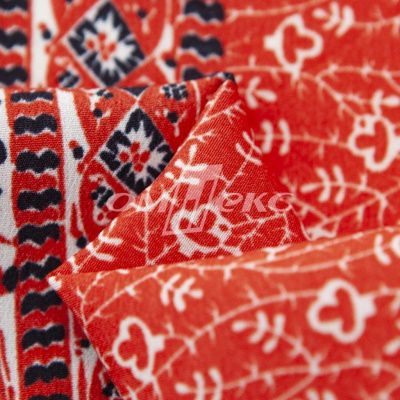 Плательная ткань "Фламенко" 24.1, 80 гр/м2, шир.150 см, принт этнический - купить в Самаре. Цена 243.96 руб.