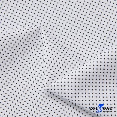 Ткань сорочечная Этна, 120 г/м2, 58% пэ,42% хл, (арт.112) принтованная, шир.150 см, горох - купить в Самаре. Цена 359.88 руб.