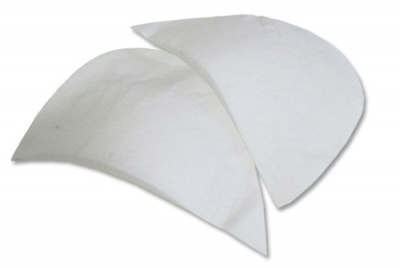 Плечевые накладки И-8 НЦ, составные, цвет белый - купить в Самаре. Цена: 47.27 руб.
