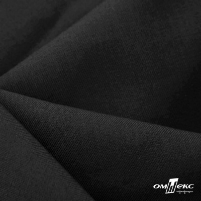 Ткань костюмная Зара, 92%P 8%S, BLACK, 200 г/м2, шир.150 см - купить в Самаре. Цена 325.28 руб.