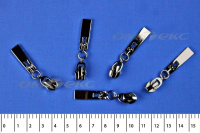Слайдер декоративный, металлический №1/спираль Т7/никель - купить в Самаре. Цена: 6.29 руб.