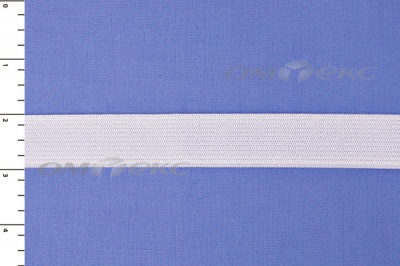 Резинка, 410 гр/м2, шир. 10 мм (в нам. 100 +/-1 м), белая бобина - купить в Самаре. Цена: 3.31 руб.