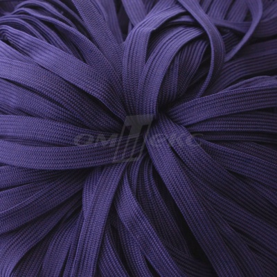 Шнур 15мм плоский (100+/-1м) №10 фиолетовый - купить в Самаре. Цена: 10.21 руб.