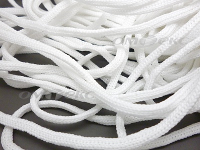 Шнур В-036 4 мм мелкое плетение 100 м белый - купить в Самаре. Цена: 2.02 руб.