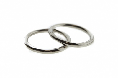 Кольцо металлическое d-32 мм, цв.-никель - купить в Самаре. Цена: 3.54 руб.