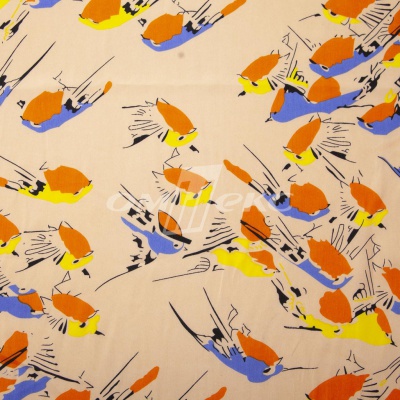 Плательная ткань "Софи" 14.1, 75 гр/м2, шир.150 см, принт птицы - купить в Самаре. Цена 241.49 руб.