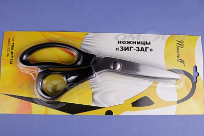 Ножницы ЗИГ-ЗАГ "MAXWELL" 230 мм - купить в Самаре. Цена: 1 041.25 руб.