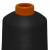 Нитки текстурированные кручёные, намот. 15 000 м, цвет чёрный - купить в Самаре. Цена: 237.24 руб.