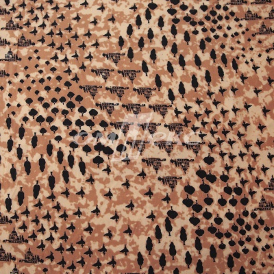 Плательная ткань "Софи" 12.2, 75 гр/м2, шир.150 см, принт этнический - купить в Самаре. Цена 241.49 руб.