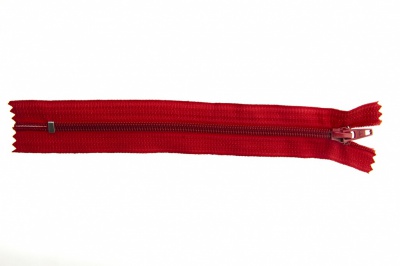 Спиральная молния Т5 820, 18 см, автомат, цвет красный - купить в Самаре. Цена: 8.41 руб.