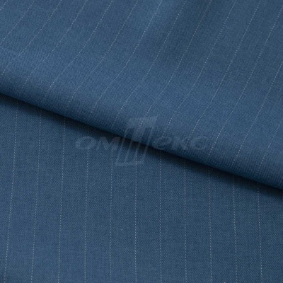 Костюмная ткань "Жаклин", 188 гр/м2, шир. 150 см, цвет серо-голубой - купить в Самаре. Цена 430.84 руб.