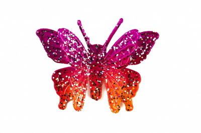 Бабочка декоративная пластиковая #10 - купить в Самаре. Цена: 7.09 руб.