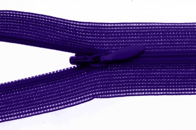 Молния потайная Т3 866, 20 см, капрон, цвет фиолетовый - купить в Самаре. Цена: 5.27 руб.