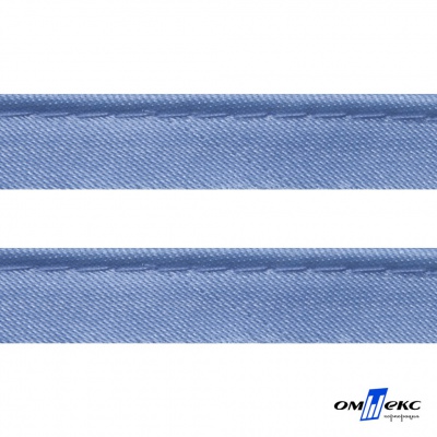 Кант атласный 126, шир. 12 мм (в упак. 65,8 м), цвет голубой - купить в Самаре. Цена: 237.16 руб.