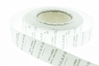 Состав и уход за тк. Linen 50%  Viscose 50%  1000шт - купить в Самаре. Цена: 476.84 руб.