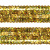 Тесьма с пайетками D16, шир. 20 мм/уп. 25+/-1 м, цвет золото - купить в Самаре. Цена: 786.13 руб.