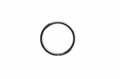 Кольцо металлическое d-15 мм, цв.-никель - купить в Самаре. Цена: 2.45 руб.