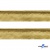 Кант атласный 136, шир. 12 мм (в упак. 65,8 м), цвет золото - купить в Самаре. Цена: 433.08 руб.