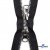 Молнии металл ТИТАН, звено никель т-8 (2 сл), разъемные 90 см - черные "ОмТекс" - купить в Самаре. Цена: 162.99 руб.