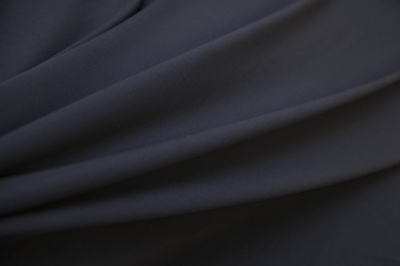 Костюмная ткань с вискозой "Флоренция" 19-4024, 195 гр/м2, шир.150см, цвет т.синий - купить в Самаре. Цена 491.97 руб.