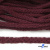 Шнур плетеный d-6 мм круглый, 70% хлопок 30% полиэстер, уп.90+/-1 м, цв.1070-бордовый - купить в Самаре. Цена: 588 руб.